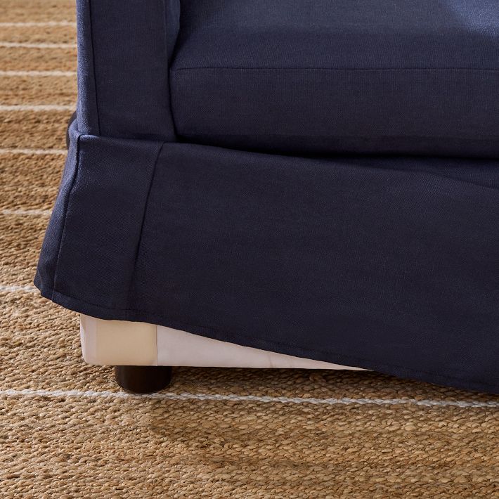 Marin Skirted Slipcover Chair West Elm