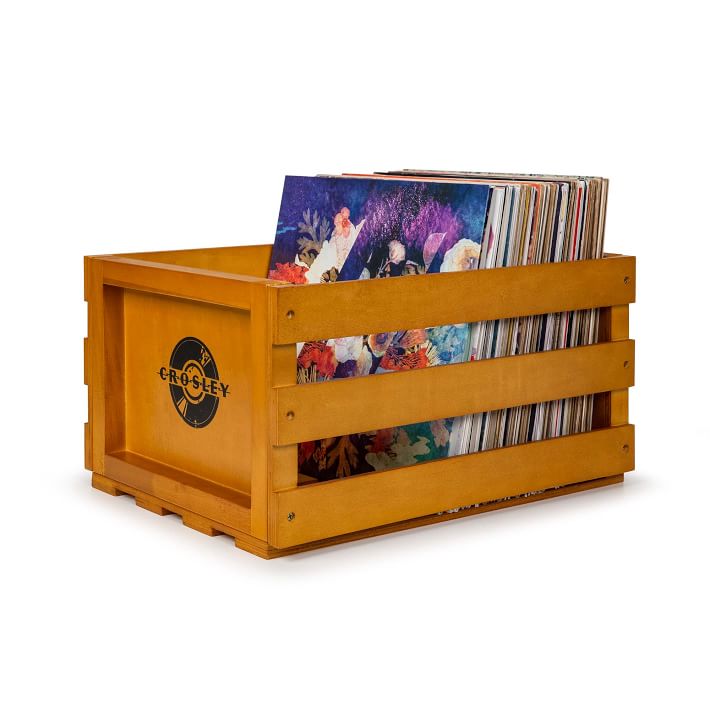 Crosley Record Storage Crate West Elm