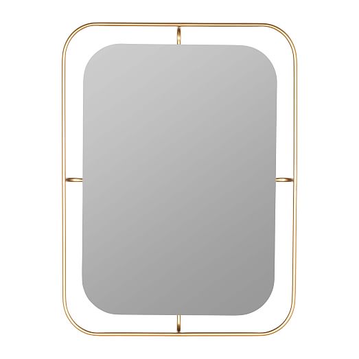 Thin Rimmed Rectangle Wall Mirror 23.75"W x 31.5"H West Elm