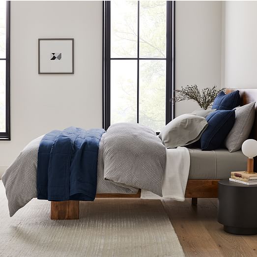 Modern Geo Duvet Cover & Shams | West Elm