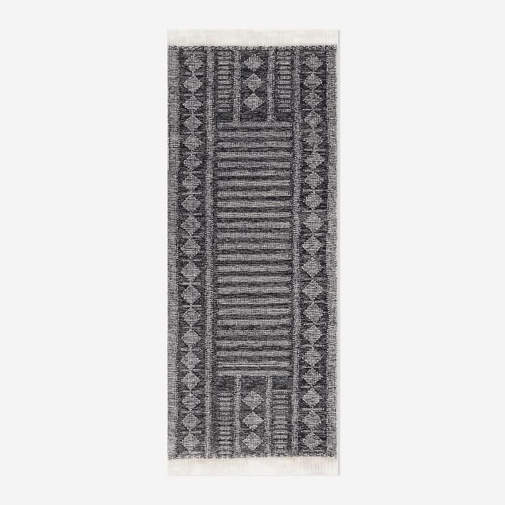 Diamond Brim Outdoor Rug West Elm