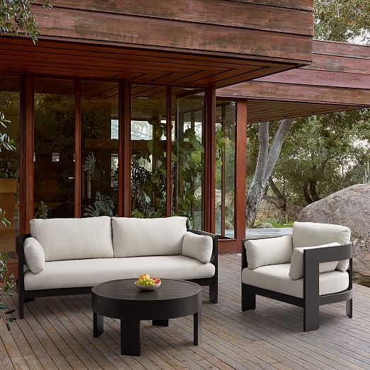 Caldera Aluminum Outdoor Sofa (75") West Elm