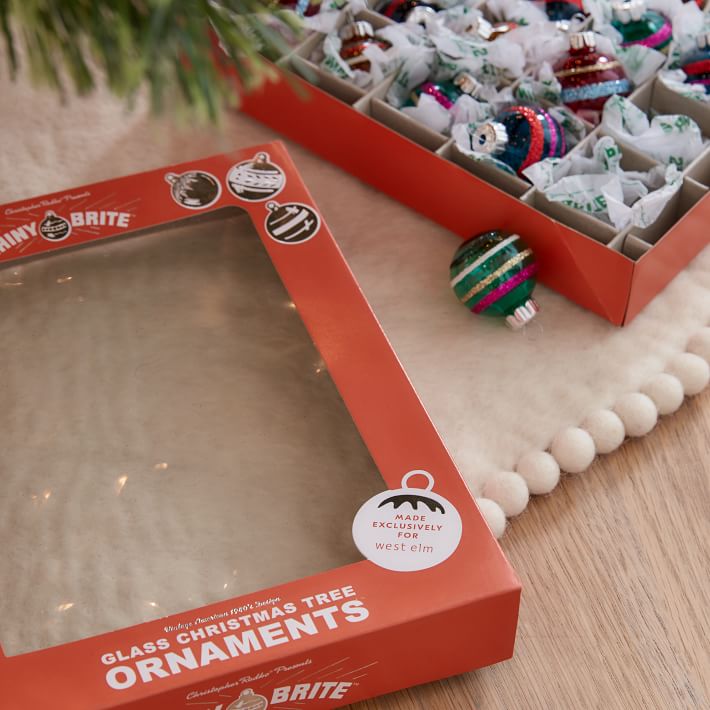 ShinyBrite™ Ornaments (Set of 20) West Elm