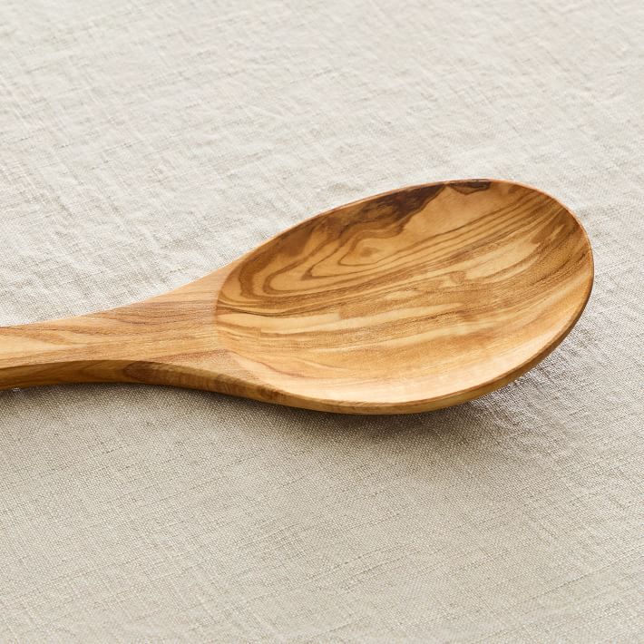 Olive Wood Serving Spoon West Elm