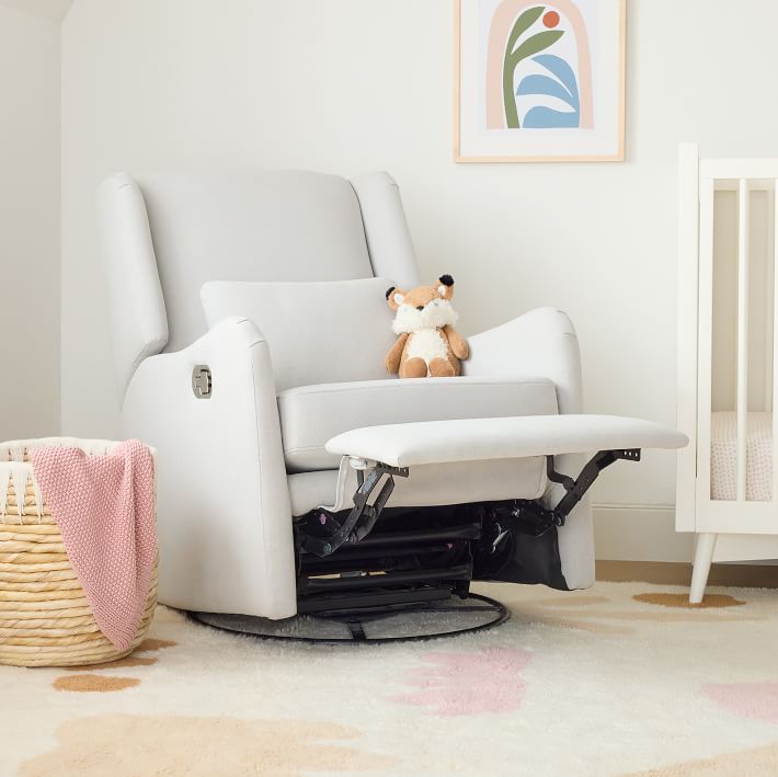 Merced Manual & Power Swivel Glider Recliner | West Elm