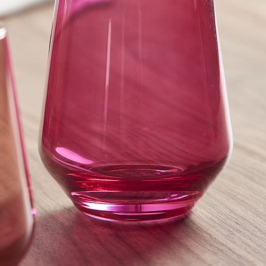 Estelle Colored Glass TwoTone Wine Glasses West Elm