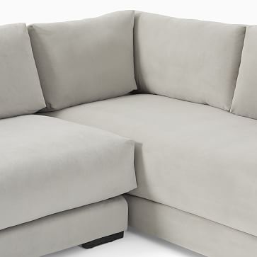 Dalton 3 Piece U-Shaped Terminal Chaise Sectional | Sofa With Chaise ...