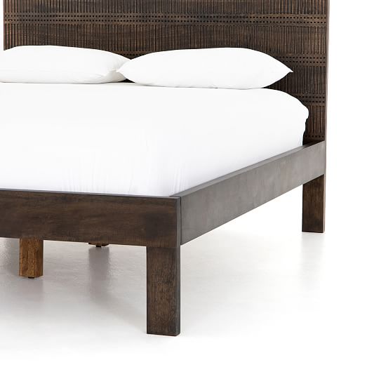Carved Mango Wood Bed West Elm
