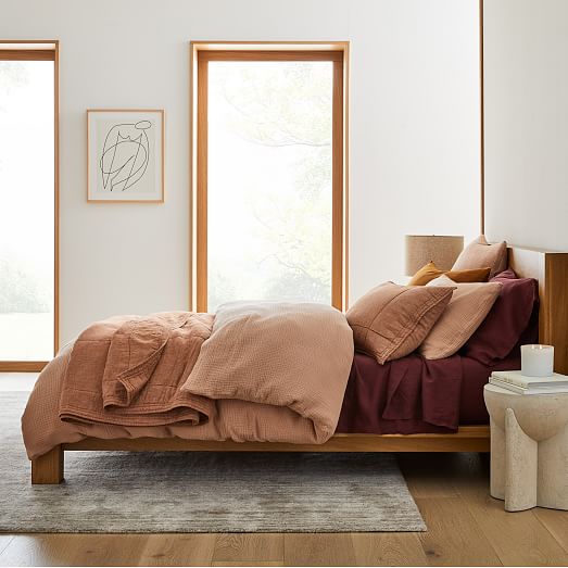 Dreamy Gauze Cotton Duvet Cover & Shams West Elm