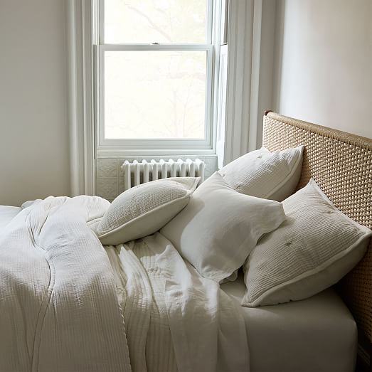 Dreamy Gauze Cotton Comforter & Shams West Elm