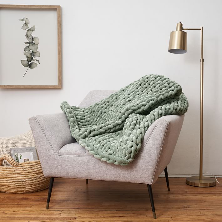 Bearaby Velvet Weighted Blanket West Elm