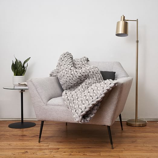 Bearaby Velvet Weighted Blanket West Elm