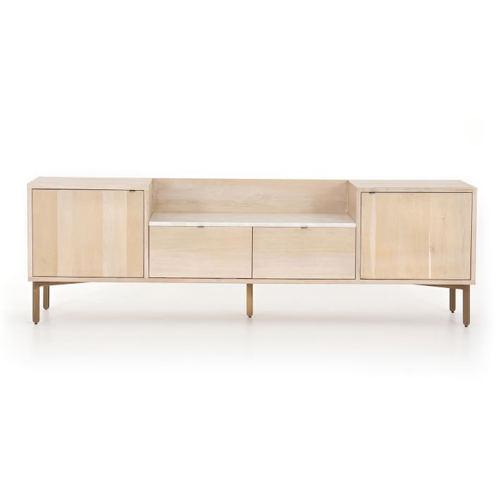 Oak & Marble Media Console West Elm