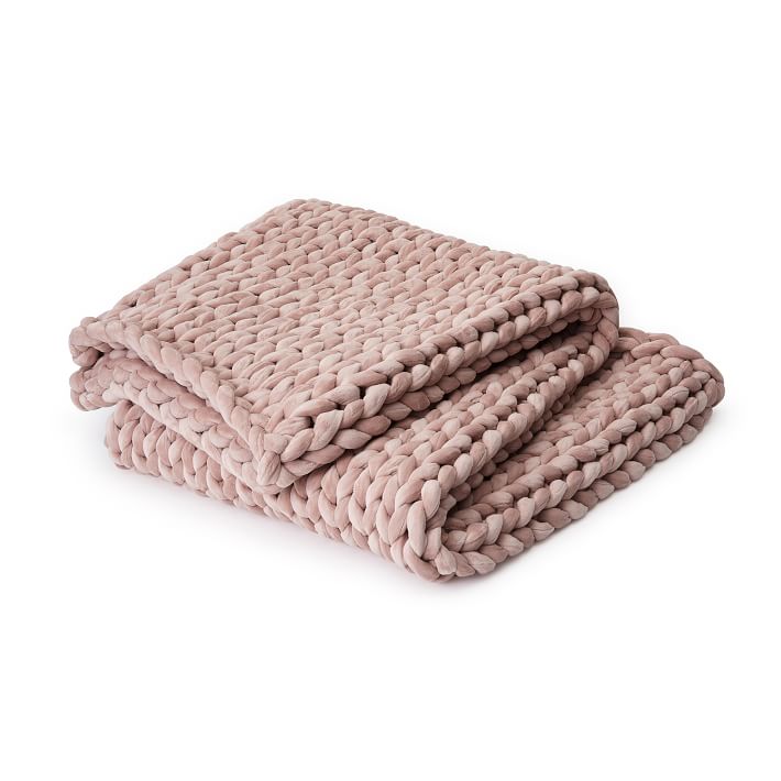 Bearaby Velvet Weighted Blanket West Elm
