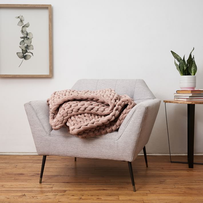 Bearaby Velvet Weighted Blanket West Elm