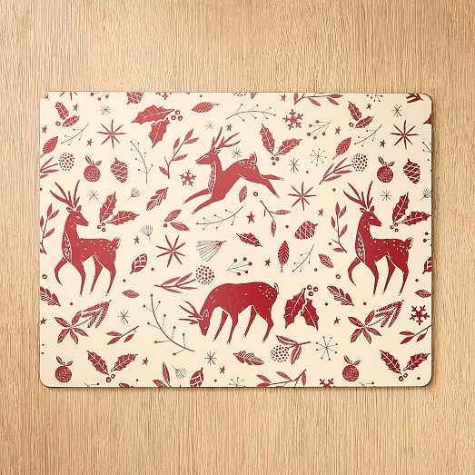 Scandi Wood Block Cork Placemat Sets West Elm