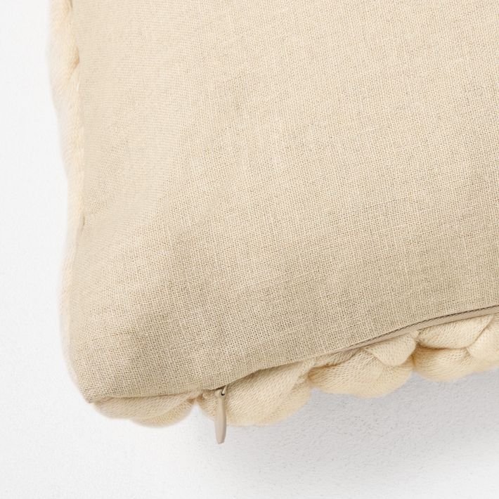 Braided Jersey Pillow Cover West Elm