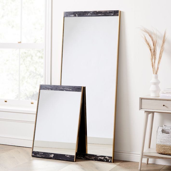 Open Box Marble & Brass Mirrors West Elm