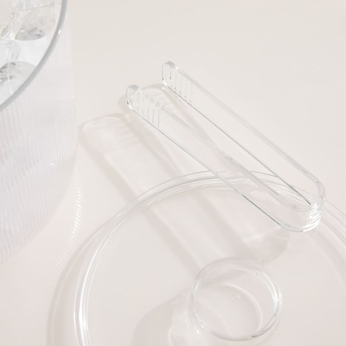 Fluted Acrylic Ice Bucket West Elm