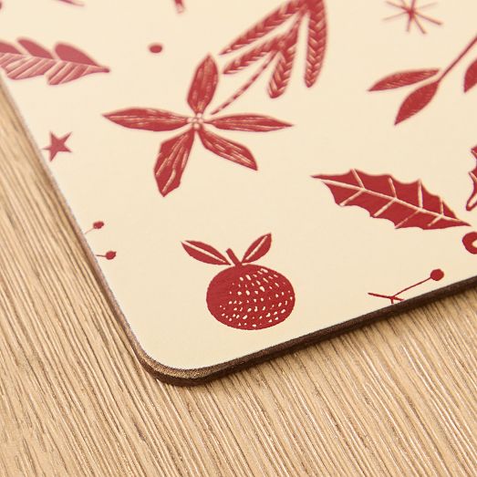 Scandi Wood Block Cork Placemat Sets West Elm