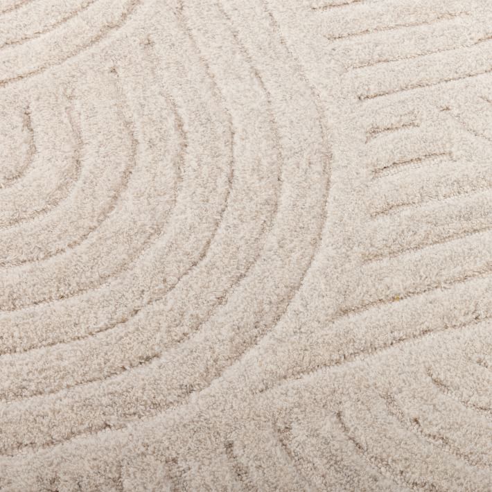 Curved Lines Easy Care Rug | West Elm