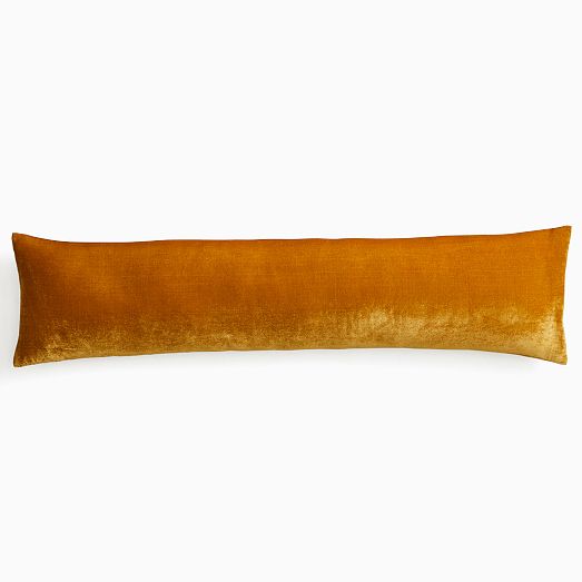 Lush Velvet Oversized Lumbar Pillow Cover West Elm