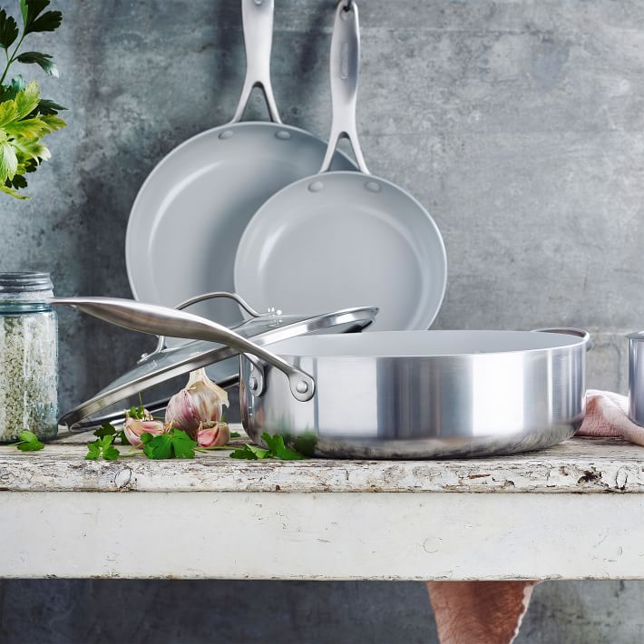 Greenpan® Venice Ceramic Nonstick Covered Sauté Pan West Elm