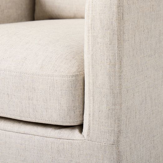 Merritt Slipcover Swivel Glider | West Elm