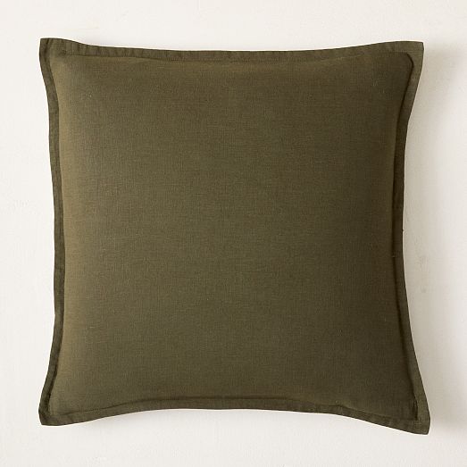 European Flax Linen Pillow Cover West Elm