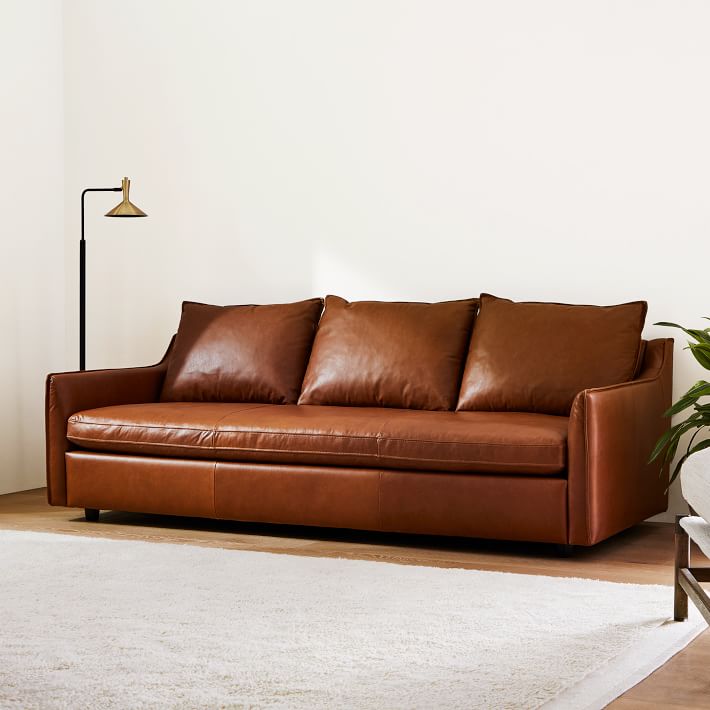 Easton Leather Sofa (75"95") West Elm