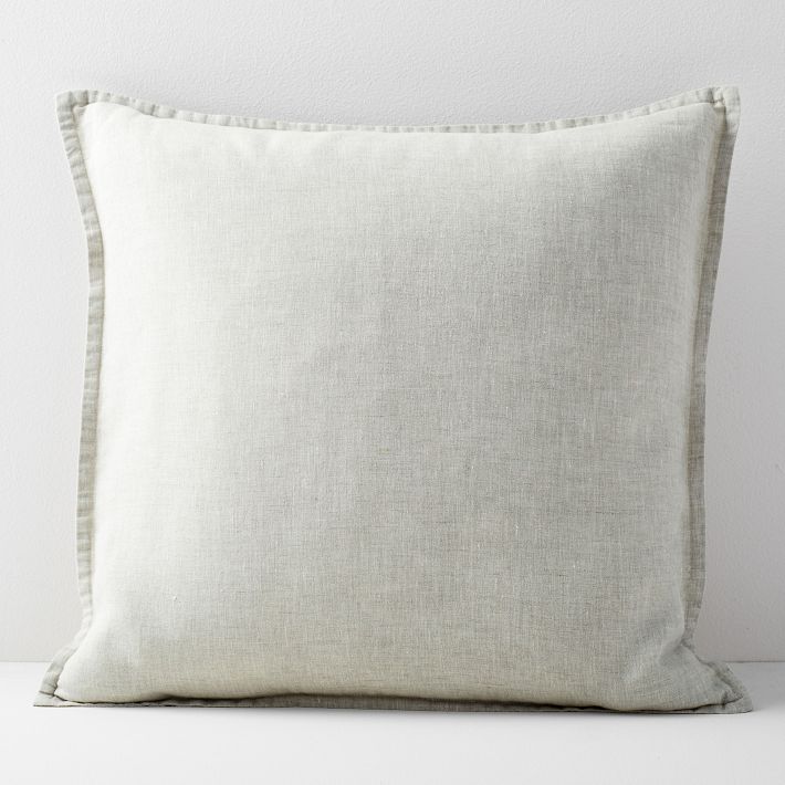 European Flax Linen Pillow Cover West Elm