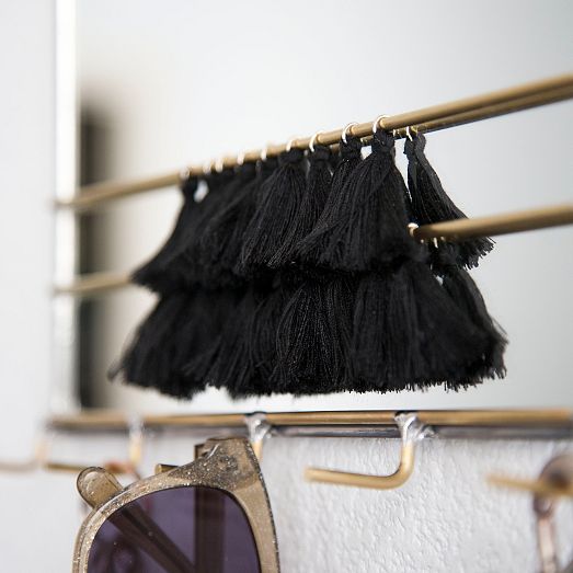 SZKLO Glass Arched Mirror Wall Organizer West Elm