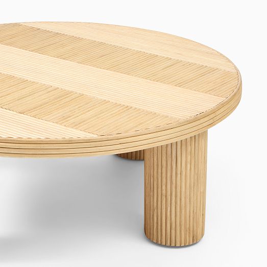 Hazel Pencil Reed Coffee Table (36") West Elm