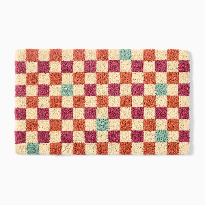 Checkerboard Doormat West Elm
