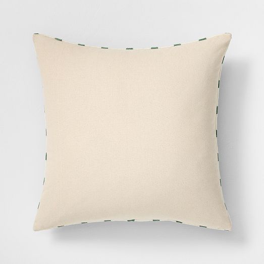 Crewel Geo Check Pillow Cover West Elm