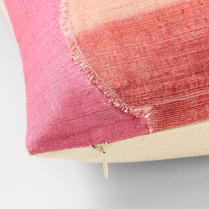 DipDye Silk Pillow Cover West Elm