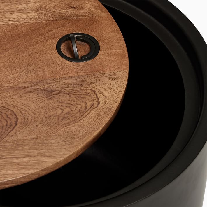 Drum Storage Side Table (20") | West Elm