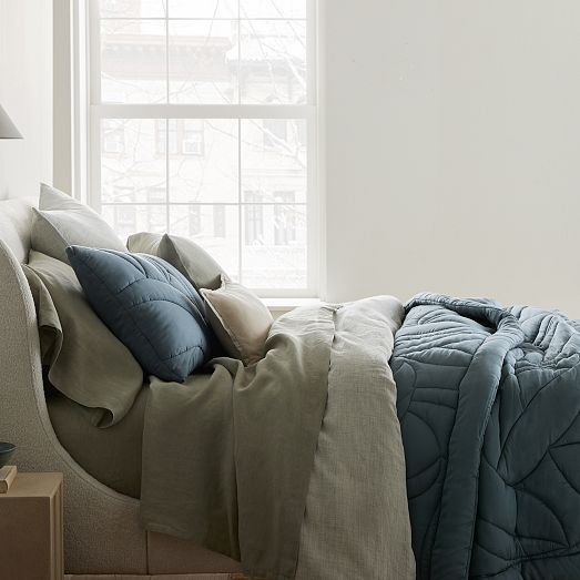 Silky TENCEL™ Petals Comforter & Shams West Elm