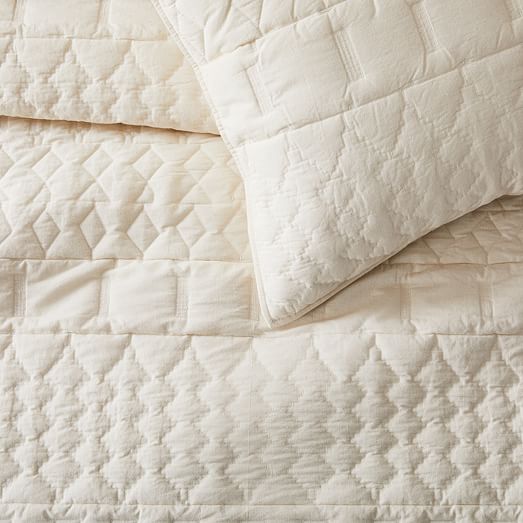 Origin Matelasse Quilt & Shams West Elm
