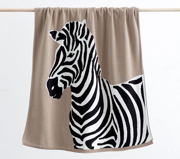 Zebra Baby Blanket West Elm