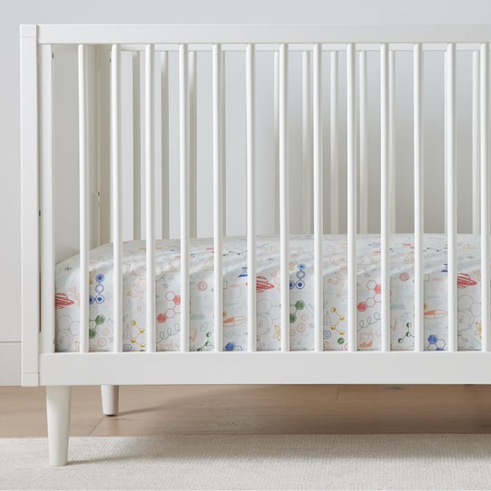 Ada Twist Doodle Crib Fitted Sheet West Elm