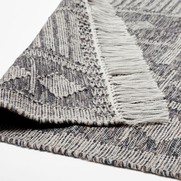 Diamond Brim Outdoor Rug West Elm
