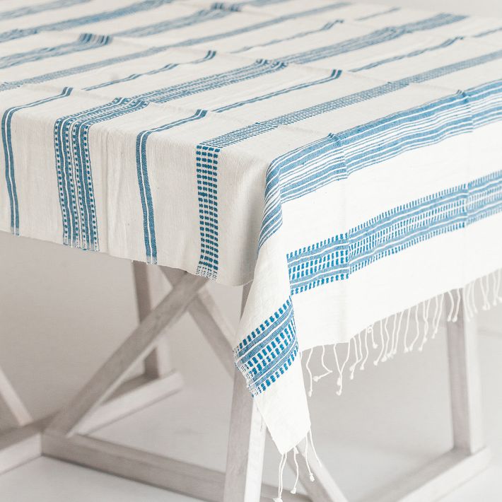 Creative Women Aden Handwoven Cotton Tablecloth Collection West Elm