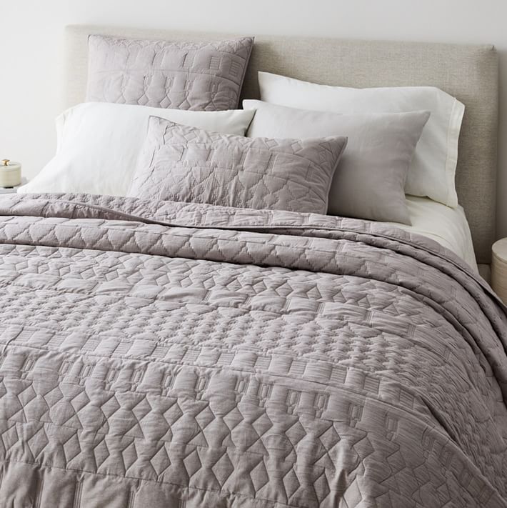 Origin Matelasse Quilt & Shams West Elm