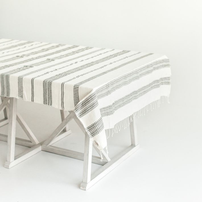 Creative Women Aden Handwoven Cotton Tablecloth Collection West Elm