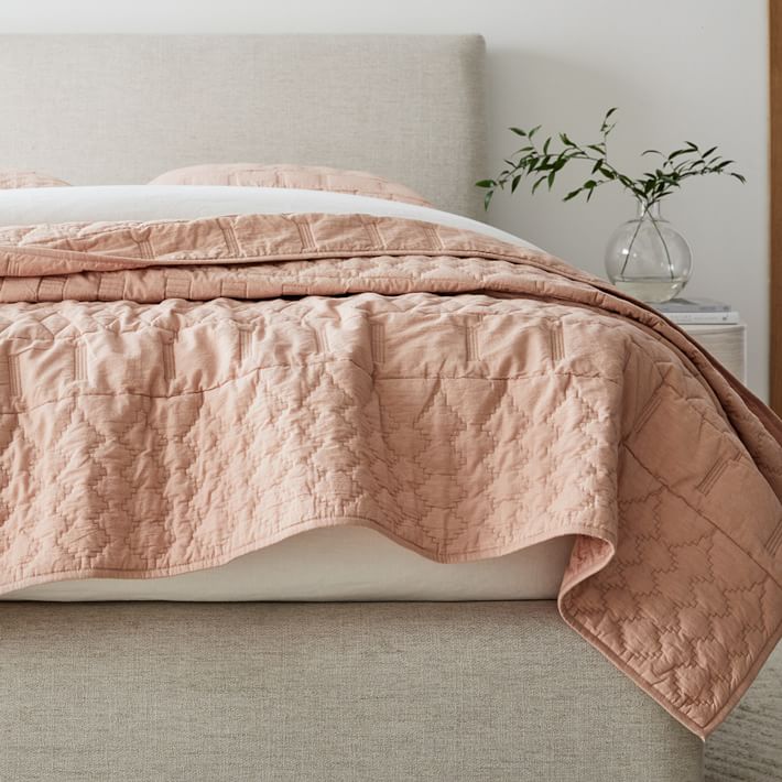 Origin Matelasse Quilt & Shams West Elm