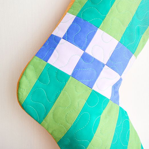 Krista Marie Young Quilted Stocking West Elm