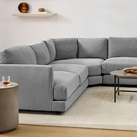 Haven L Shaped Wedge Sectional Sofa With Chaise West Elm