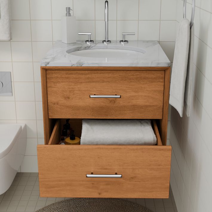 MidCentury Floating Single Bathroom Vanity (24"49") West Elm
