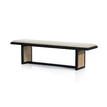 Yvette Upholstered Dining Bench (74") | West Elm